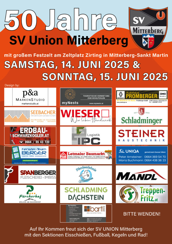 50 Jahre SV Mitterberg_Postwurf und Plakat_22